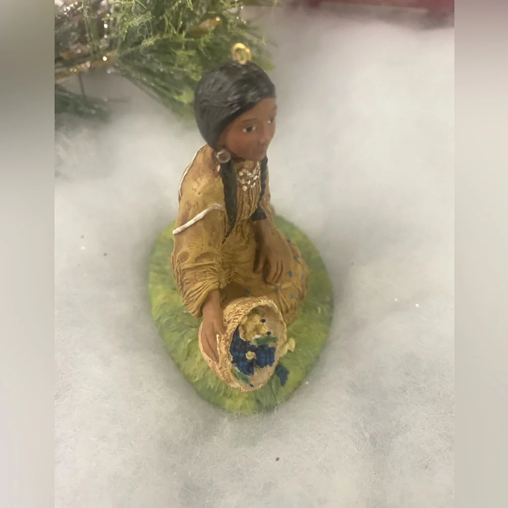 Vtg American Girl Collection Ornament by Hallmark Kaya Traditional Outfit 2002